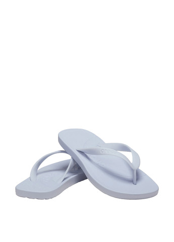 Голубые пляжные вьетнамки Crocs