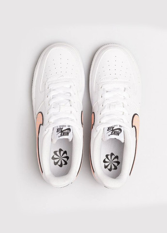 Кроссовки DZ6307-100 Nike Air Force 1 GS белые демисезоны (314516900)