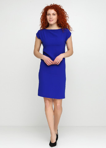 Синя коктейльна сукня, сукня Ralph Lauren однотонна