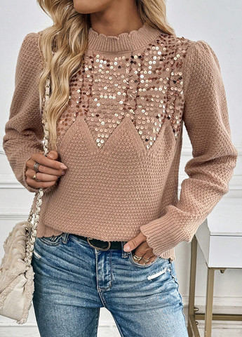 Бежевий демісезонний светр SHEIN