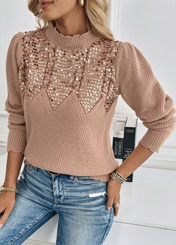 Бежевий демісезонний светр SHEIN