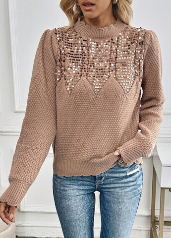 Бежевий демісезонний светр SHEIN