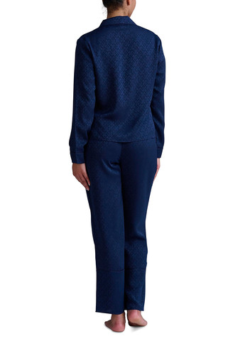 Синяя всесезон пижама (рубашка, брюки) свитшот + брюки Tommy Hilfiger