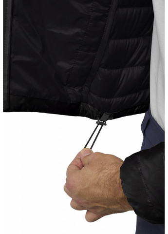 Черный демисезонный Пуховик Jack Wolfskin