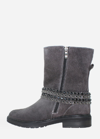 Зимние ботинки rs7147-11 серый Sothby's из натуральной замши