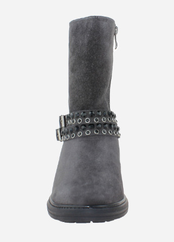 Зимние ботинки rs7147-11 серый Sothby's из натуральной замши