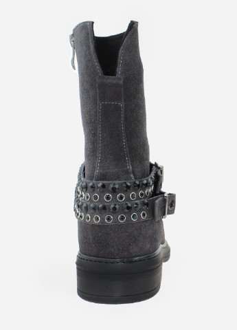 Зимние ботинки rs7147-11 серый Sothby's из натуральной замши