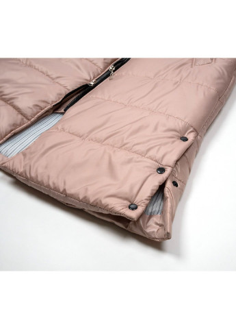 Розовая демисезонная куртка пальто "donna" (21705-158g-pink) Brilliant