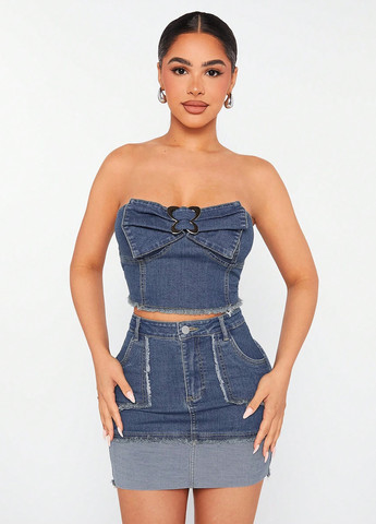 Костюм (топ, юбка) SHEIN (327828135)