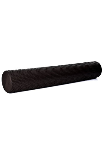 Массажный ролик Foam Roller 90 см черный (лёгкий и мягкий роллер-валик для йоги, массажа всего тела: рук, ног, спины) EasyFit (237657435)