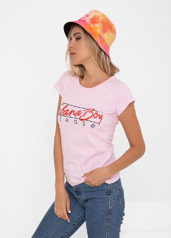 Розовая летняя футболки Magnet