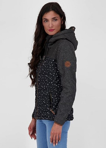 Темно-серая демисезонная куртка No Brand