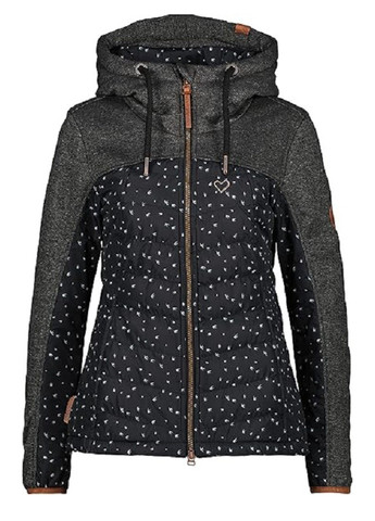 Темно-серая демисезонная куртка No Brand