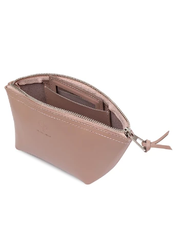 Жіноча шкіряна косметичка 23х10х8 см Grande Pelle (252417106)