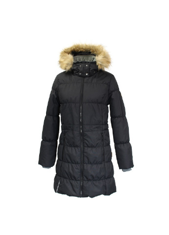 Чорне зимнє Пальто 3в1 для вагітних і слінгоносіння CARRY 1 Huppa