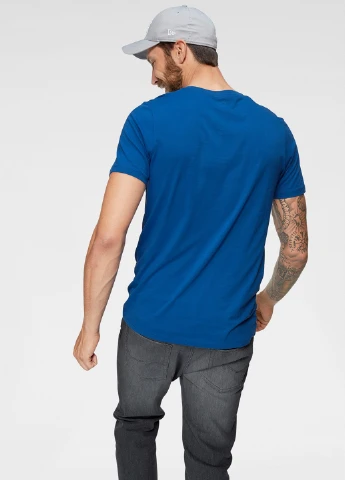 Синя футболка Jack & Jones