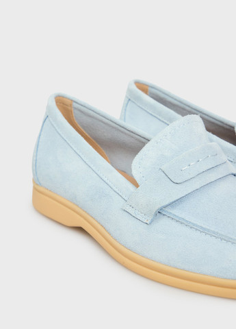 PRPY Туфли лоферы голубой з натуральная замша, китай — демисезон (334684265)