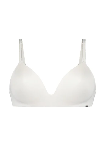 Белый балконет бюстгальтер Hunkemoller без косточек полиамид