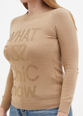 Бежевий демісезонний светр Sassofono