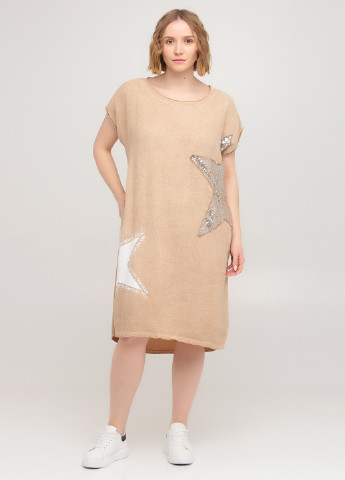 Салатова кежуал сукня сукня-футболка Made in Italy зірки