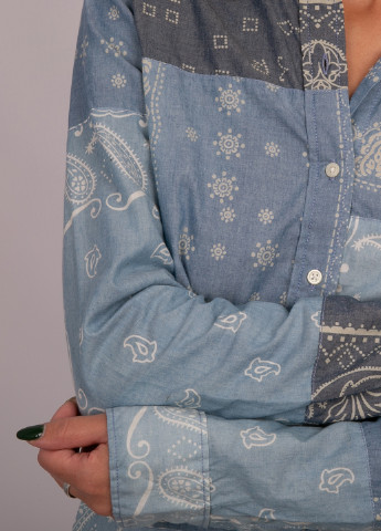 Голубой кэжуал рубашка турецкие огурцы Ralph Lauren