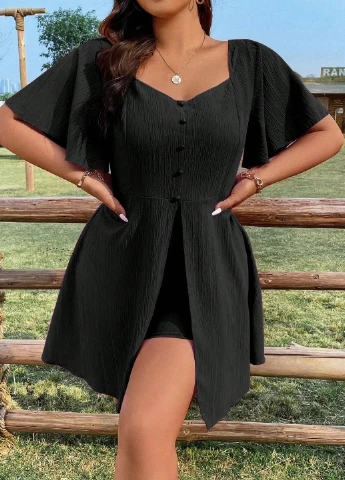 Костюм (туніка, шорти) SHEIN (325828047)