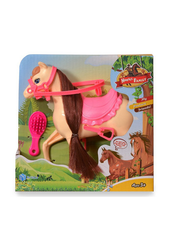 Ігровий набір Кінь з рожевим сідлом, 18x6x18 см Shantou (291859296)