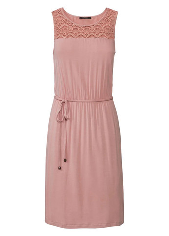 Пудровое кэжуал платье Esmara однотонное