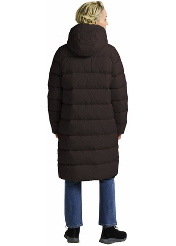 Темно-коричневый зимний Пуховик Jack Wolfskin