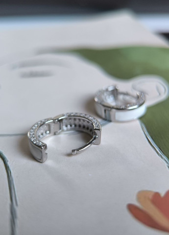 Сережки Silver Flame (350941536)