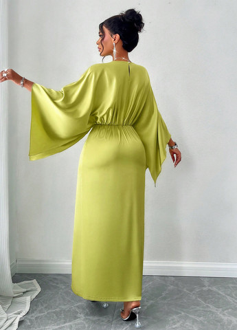 Салатова святковий, вечірня сукня сукня-кейп SHEIN однотонна