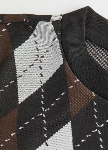 Комбінована кежуал сукня силуетна H&M з геометричним візерунком
