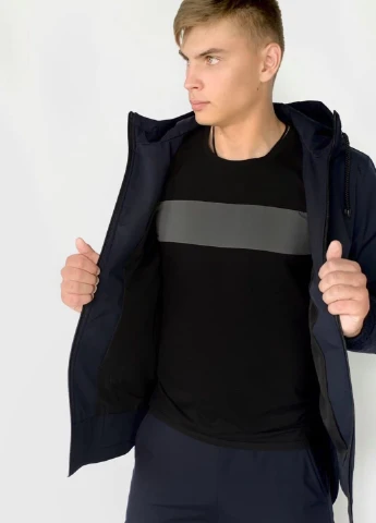 Синій демісезонний костюм softshell синій Intruder