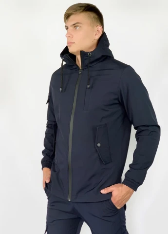 Синій демісезонний костюм softshell синій Intruder