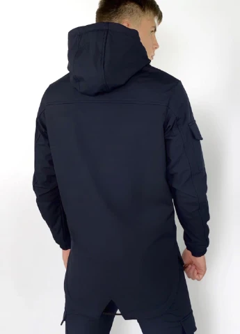 Синій демісезонний костюм softshell синій Intruder