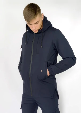 Синій демісезонний костюм softshell синій Intruder