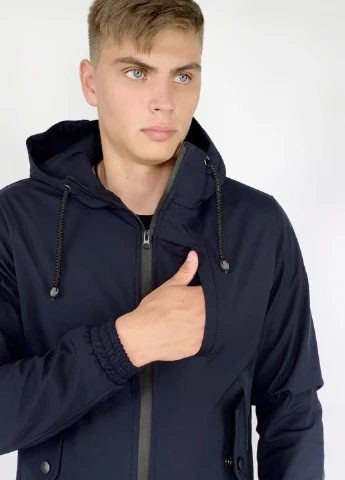 Синій демісезонний костюм softshell синій Intruder
