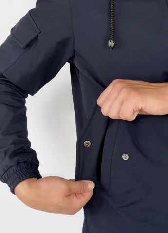 Синій демісезонний костюм softshell синій Intruder