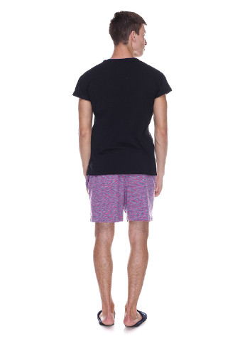 Черная футболка Homewear Mad