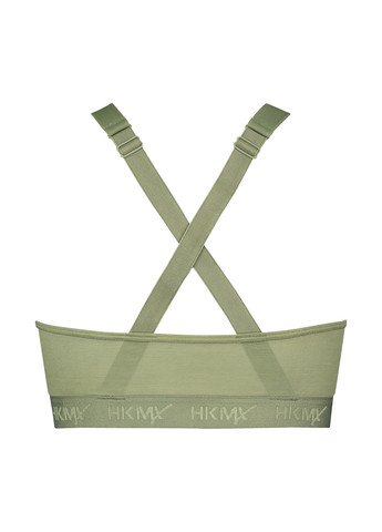 Хакі топ бюстгальтер Hunkemoller без кісточок поліамід