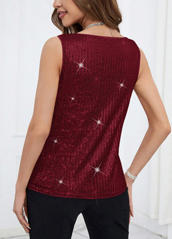 Бордовая блуза SHEIN