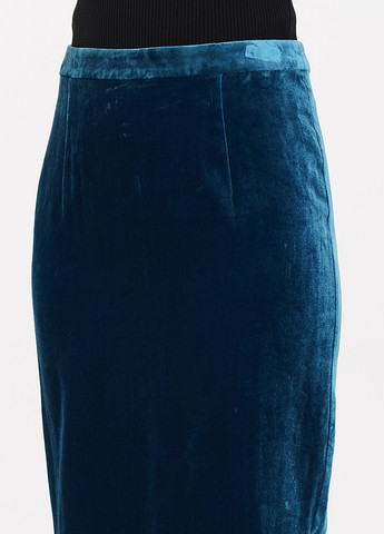 Темно-синяя кэжуал однотонная юбка Boden карандаш