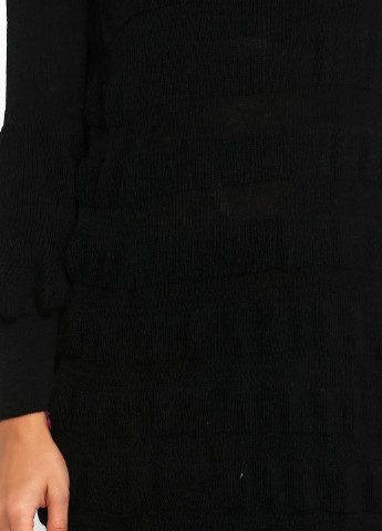 Черное кэжуал платье Edda однотонное
