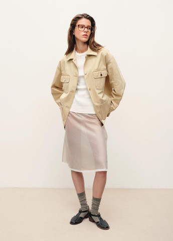 Бежева демісезонна куртка JUL