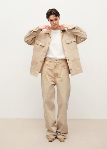 Бежева демісезонна куртка JUL