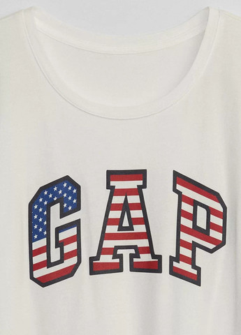 Біла літня футболка Gap