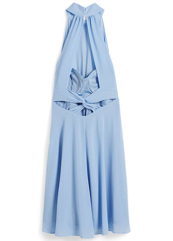 Світло-блакитна кежуал сукня кльош C&A однотонна