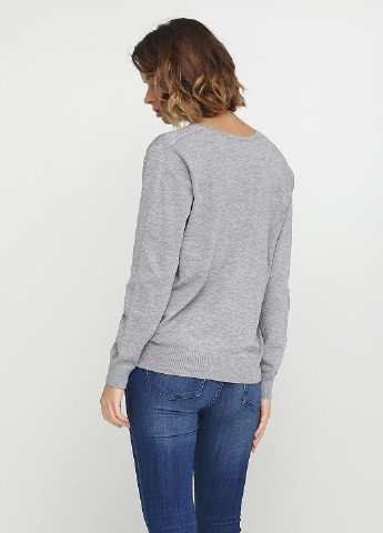 Серый демисезонный пуловер пуловер Brandtex Collection