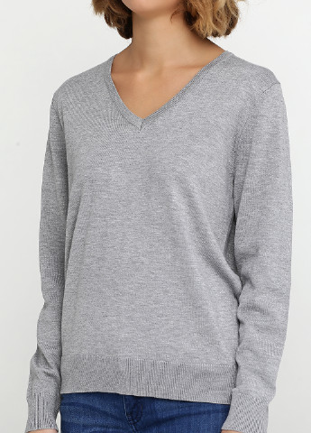 Серый демисезонный пуловер пуловер Brandtex Collection