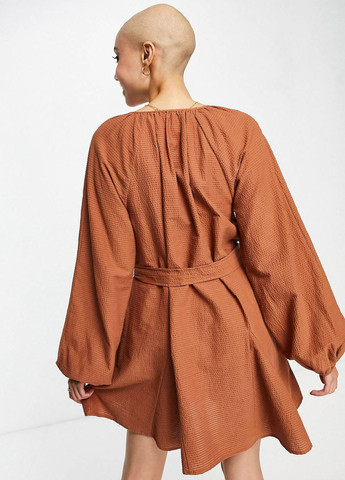 Світло-коричнева кежуал сукня Asos однотонна